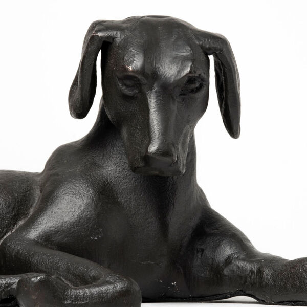 Czar Black Cast Metal Labrador Retriever Figurine, image 5