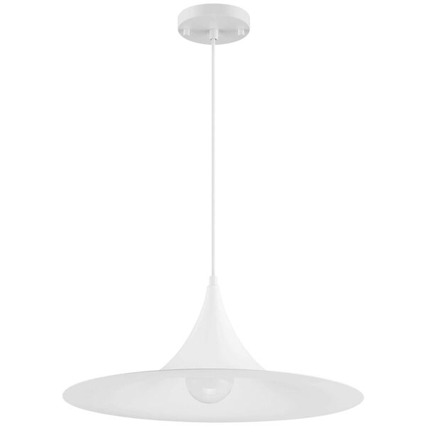 Costa Matte White 19-Inch LED Pendant, image 5