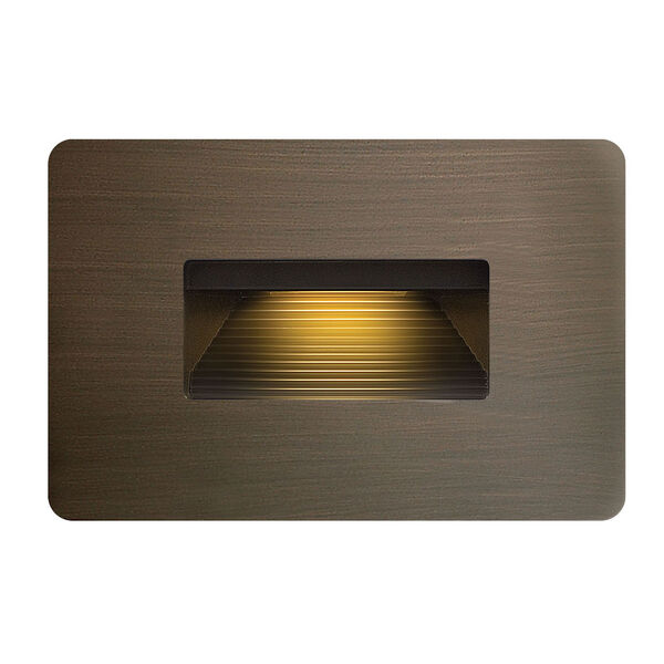 Luna Matte Bronze Line Voltage 4.5-Inch LED Landscape Deck Light, image 1