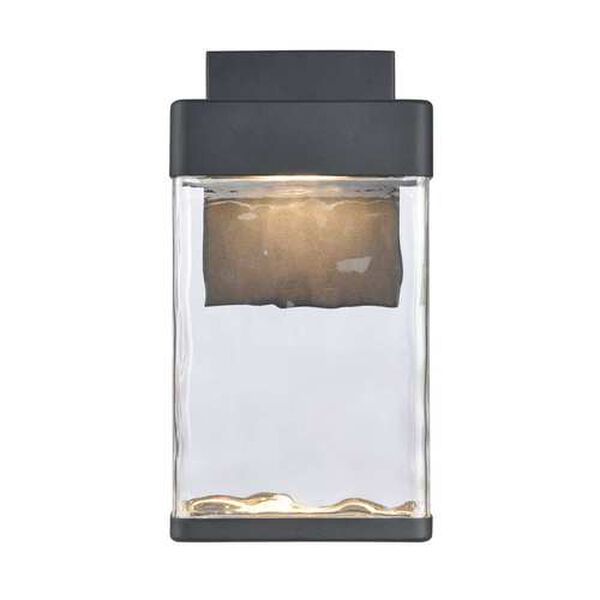 Cornice Charcoal Black Integrated LED Outdoor Wall Sconce, image 3