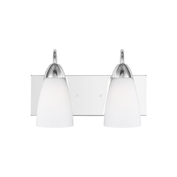 Seville Chrome Two-Light Wall Sconce, image 2