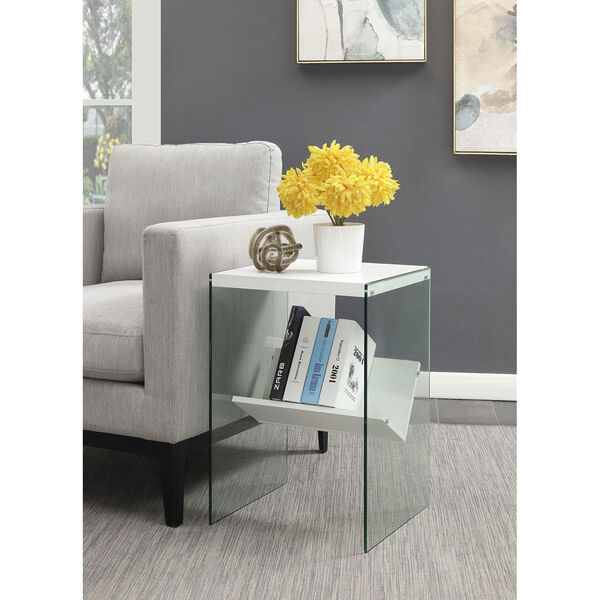 SoHo End Table in White, image 2