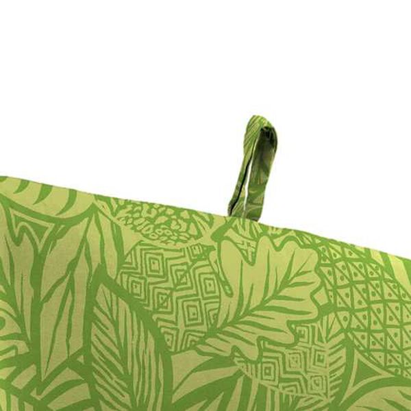 Maven Leaf Green 22 x 72 Inches French Edge Outdoor Chaise Lounge Cushion, image 4
