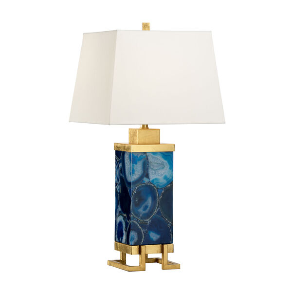 Oceans Blue and Gold Table Lamp, image 1