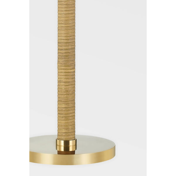 Dorset Aged Brass One-Light Table Lamp, image 4
