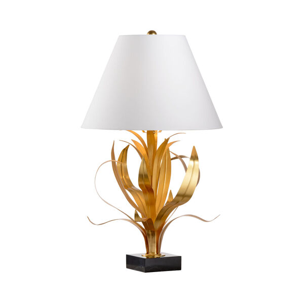 Lilith Antique Gold and Black Table Lamp, image 1