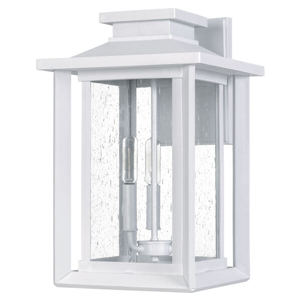 Wakefield White Lustre Three-Light Outdoor Wall Mount, image 2
