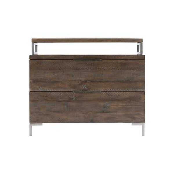 Logan Square Haines Sable Brown and Gray Mist 36-Inch Nightstand, image 1