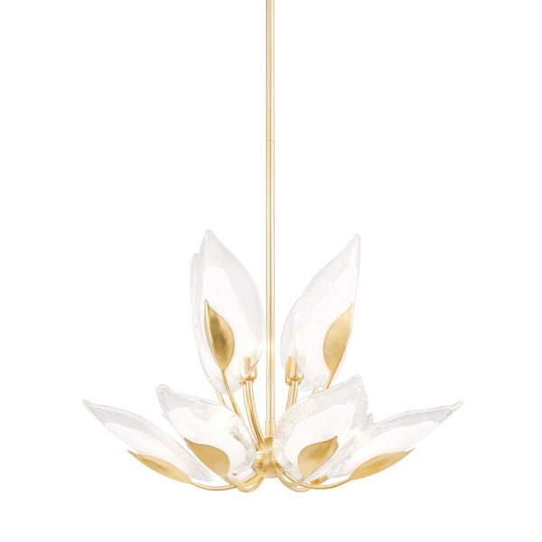 Blossom Gold 10-Light Chandelier, image 1