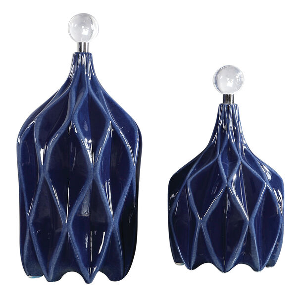Klara Blue Decorative Bottles, image 1