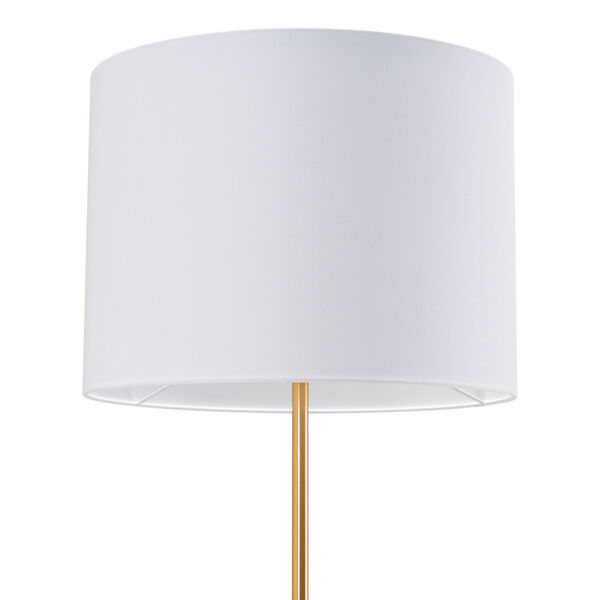 Titan White and Gold One-Light Floor Lamp, image 6