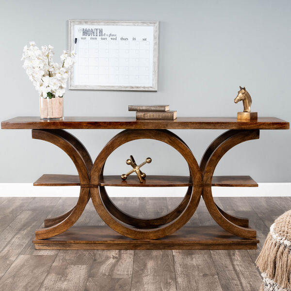 Stowe Brown Console Table, image 14
