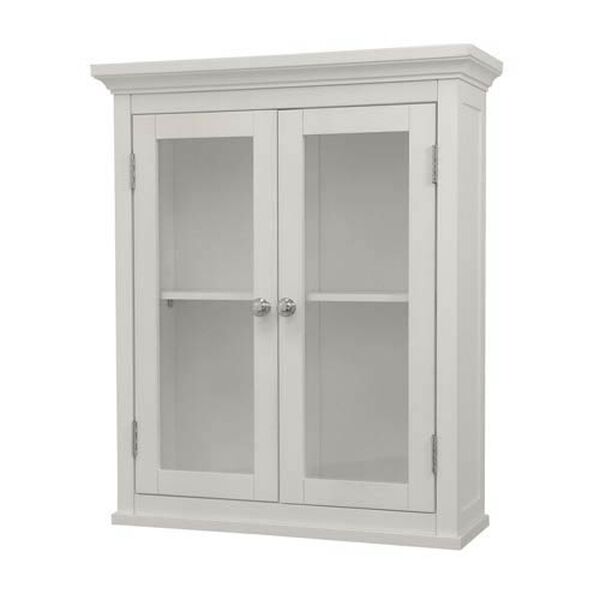 Madison White Wall Cabinet with Two Doors, image 1
