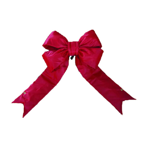 Red 18-Inch Nylon Outdoor Bow, image 1
