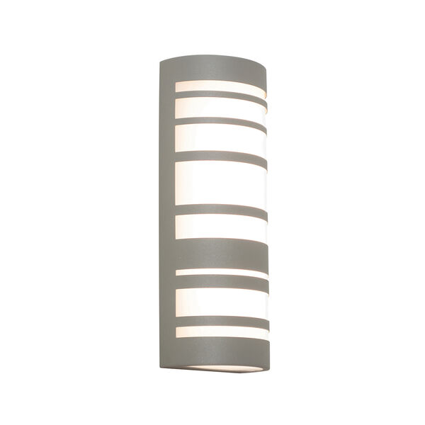Stack Textured Grey Four-Inch LED ADA Compliant Sconce, image 1
