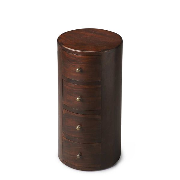 Liam Solid Wood End Table with Storage, image 1