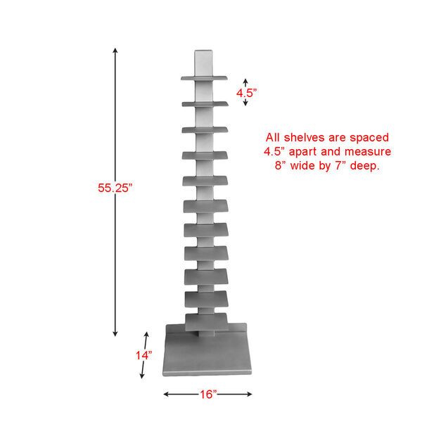 Silver Spine Book Tower, image 4