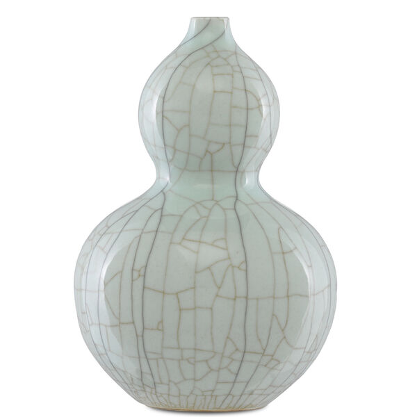 Maiping Celadon Crackle Double Gourd Vase, image 2
