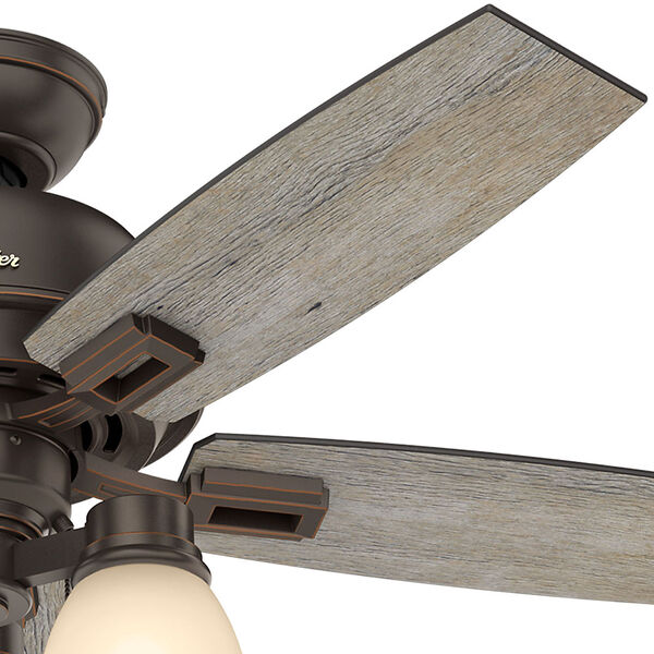 Donegan Barnwood and Dark Walnut 44-Inch Three-Light LED Adjustable Ceiling Fan, image 4