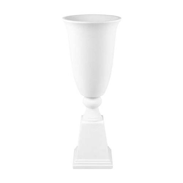 Louros Plaster White Vase, image 1