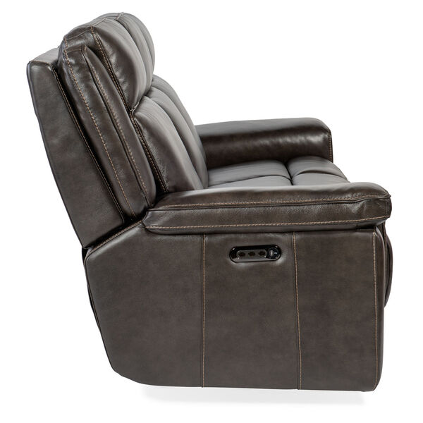 Montel Dark Wood Lay Flat Power Sofa with Power Headrest and Lumbar, image 5