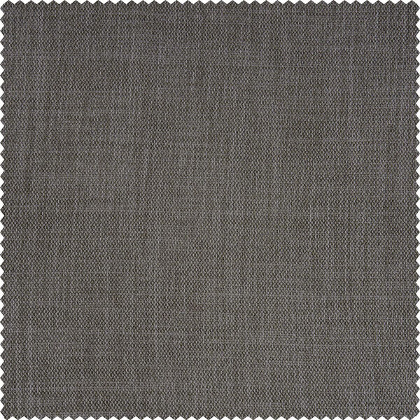 Grey Mink 108 x 50 In. Faux Linen Blackout Curtain Single Panel, image 4