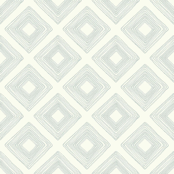 Diamond Sketch Eggshell Blue Wallpaper, image 1