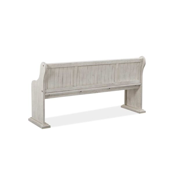 Bronwyn Alabaster Bench with Back, image 3