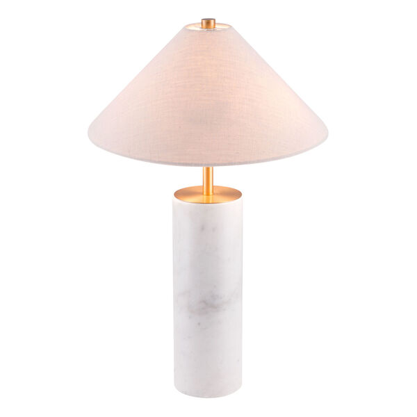 Ciara Beige and White Two-Light Table Lamp, image 4