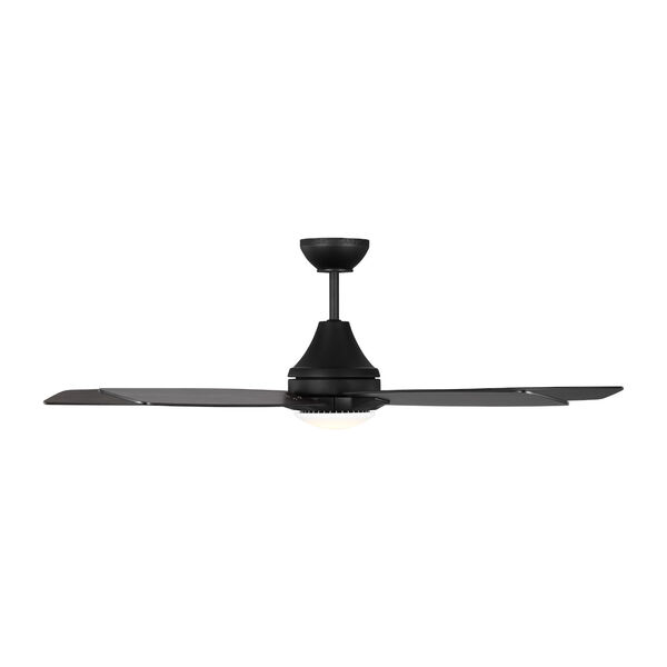 Lowden Black 52-Inch Indoor/Outdoor Integrated LED  Ceiling Fan with Light Kit, Remote Control and Reversible Motor, image 4