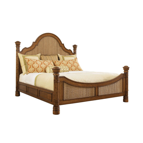 Island Estate Light Tan Round Hill Queen Bed, image 1