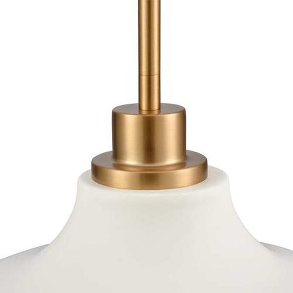 Grenville Brushed Gold 13-Inch One-Light Pendant, image 4