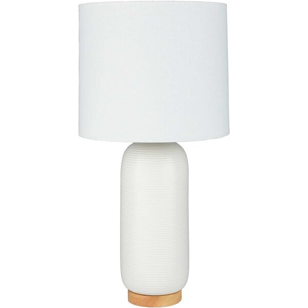 Everly White One-Light Table Lamp, image 1