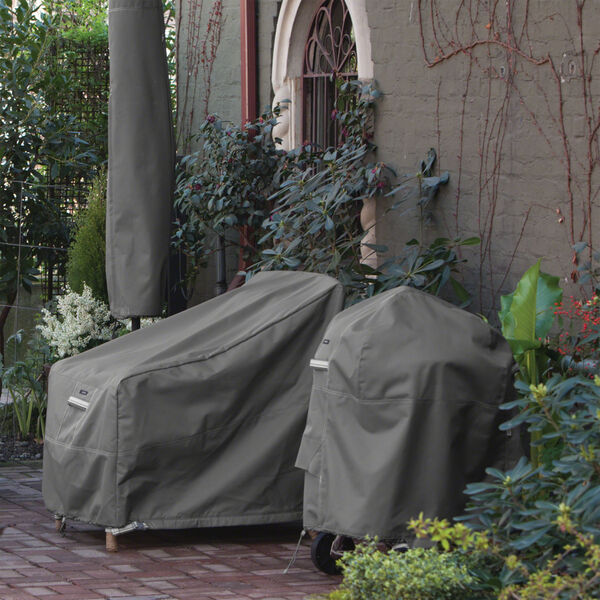 Maple Dark Taupe 38-Inch BBQ Grill Cover, image 3