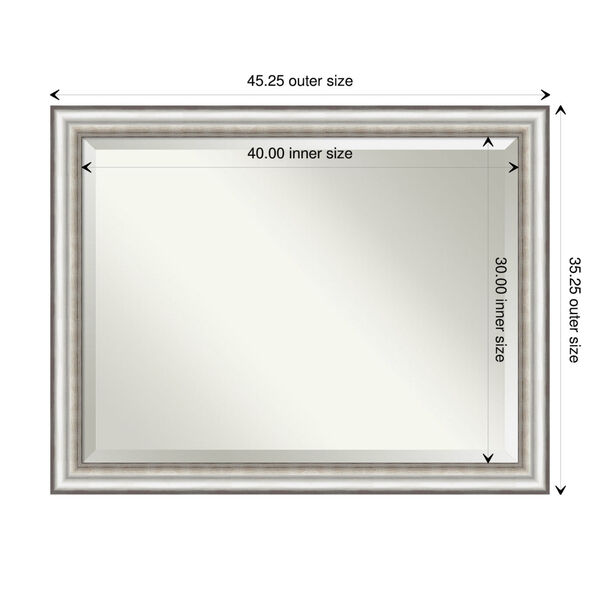 Salon Silver Wall Mirror, image 3