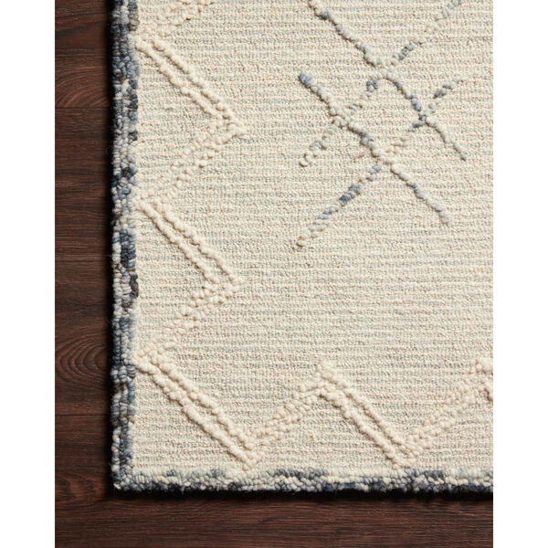 Justina Blakeney Leela Ocean and White Rectangle: 3 Ft. 6 In. x 5 Ft. 6 In. Rug, image 3