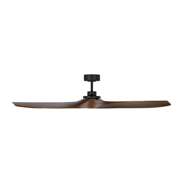 Collins Black 60-Inch Smart Indoor/Outdoor Ceiling Fan with Remote Control and Reversible Motor, image 1