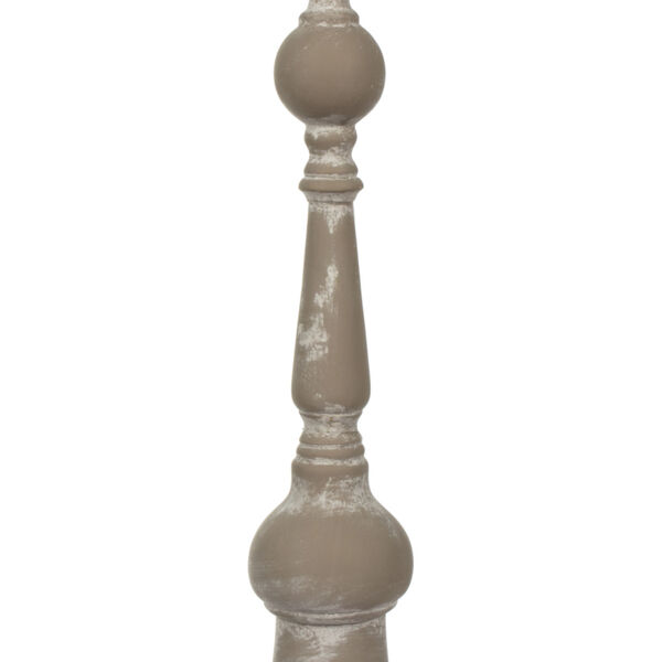 White 21-Inch Candlestick Polyresin, image 3