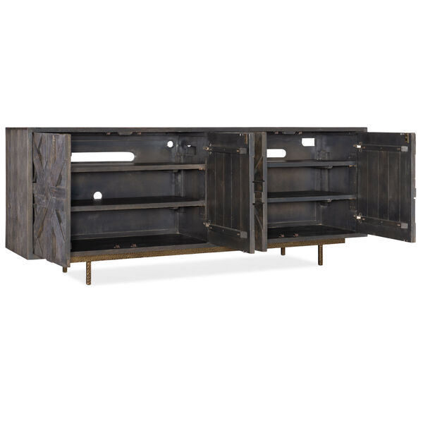Commerce and Market Rich Brown Layers Credenza, image 2