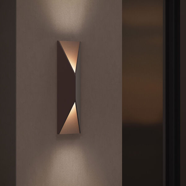 Prisma Textured Gray LED 5-Inch Wall Sconce, image 2