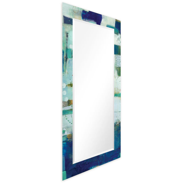 Crore Blue 54 x 28-Inch Rectangular Beveled Wall Mirror, image 2