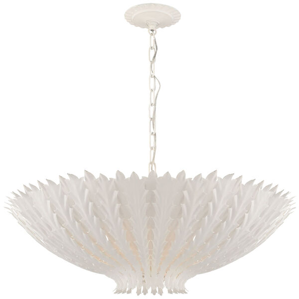 Hampton Large Chandelier in Plaster White by AERIN, image 1