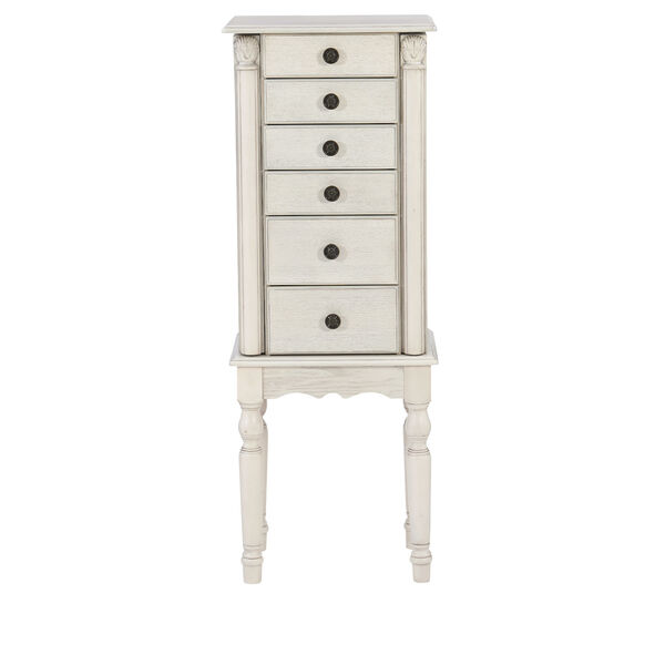 Egypt Off White Jewelry Armoire, image 2