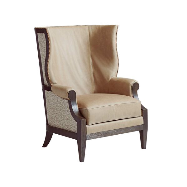 Silverado Brown Leather Chair, image 1