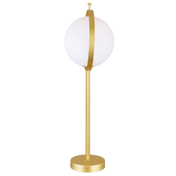 Da Vinci Brass 25-Inch LED Table Lamp, image 2