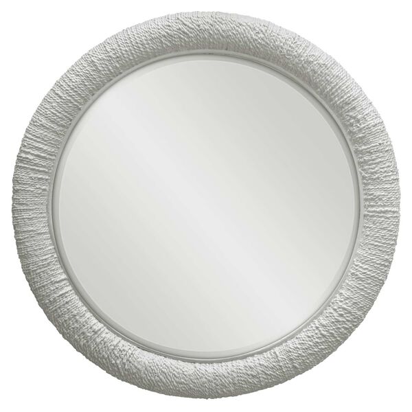 Mariner Matte White 47 x 47-Inch Round Wall Mirror, image 2