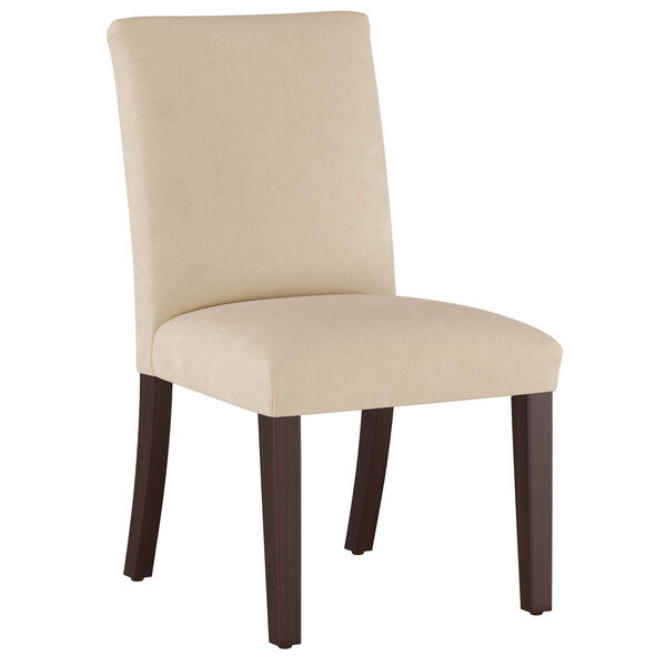 Velvet Pearl 37-Inch Pleated Dining Chair, image 1