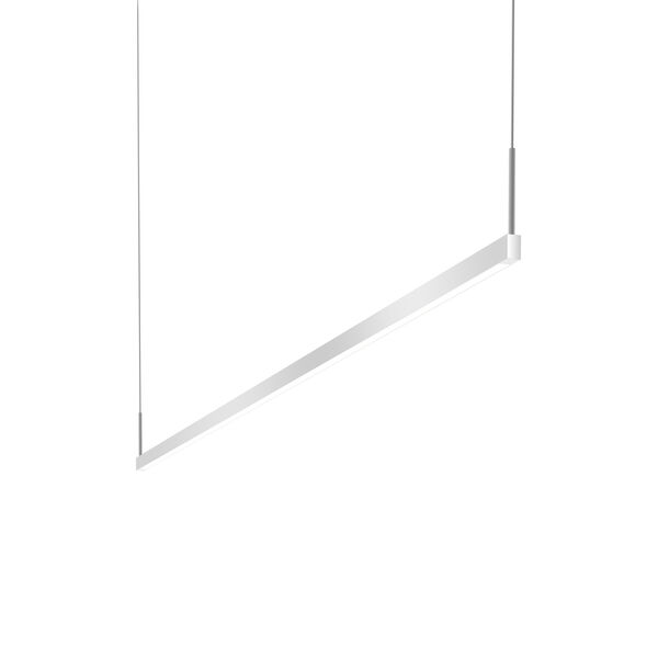 Thin-Line Bright Satin Aluminum LED 72-Inch Pendant, image 1