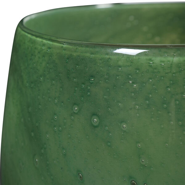 Matcha Green Glass Vases, Set of 2, image 4