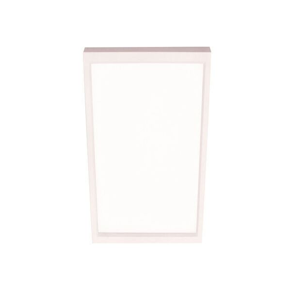 Edge Square White 6-Inch LED Flush Mount, image 1